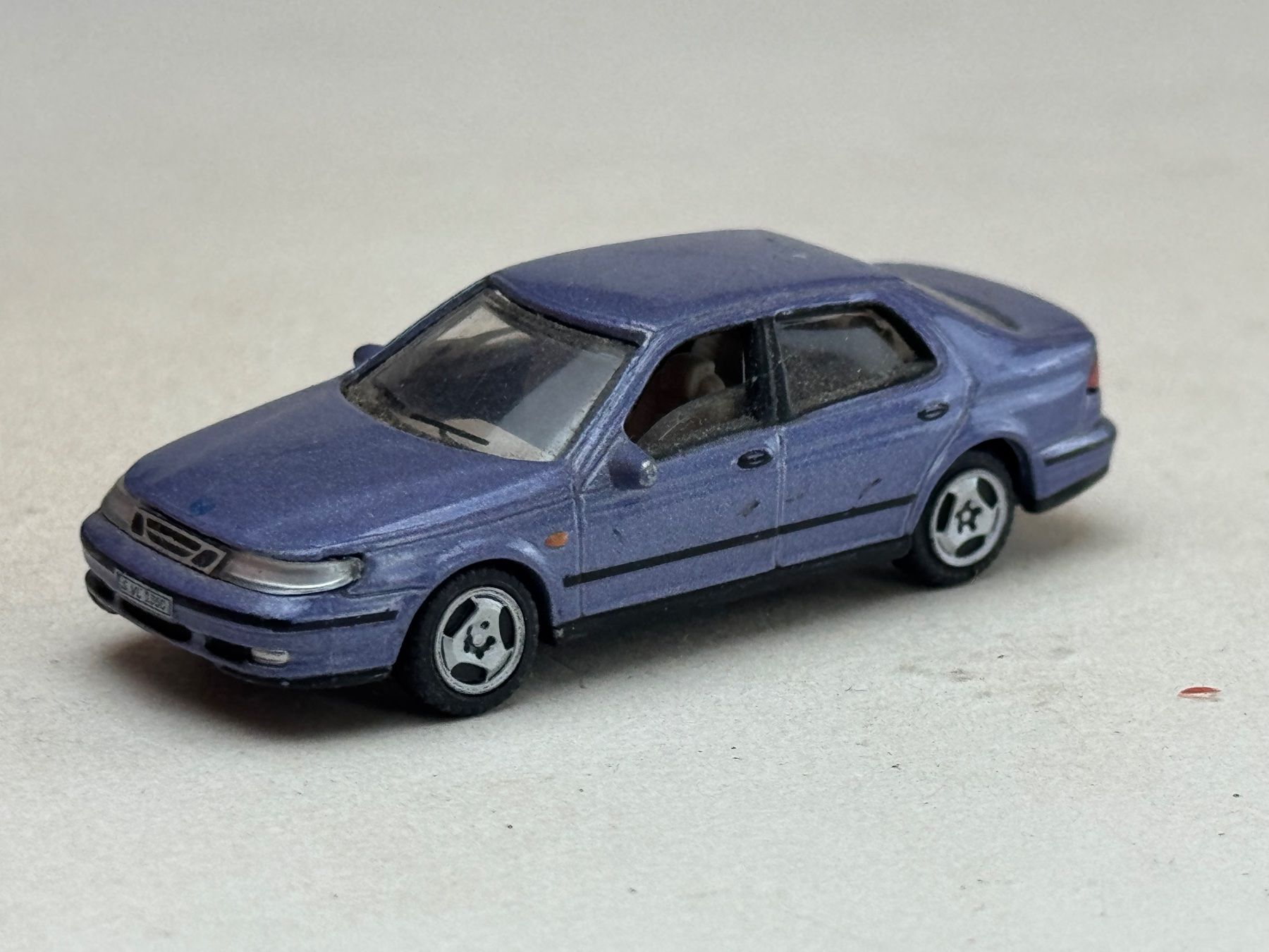 Modellini d'auto: EB- Hongwell Saab 9-5 blaumetallic – Usato da Elm venduto da Wikmtz