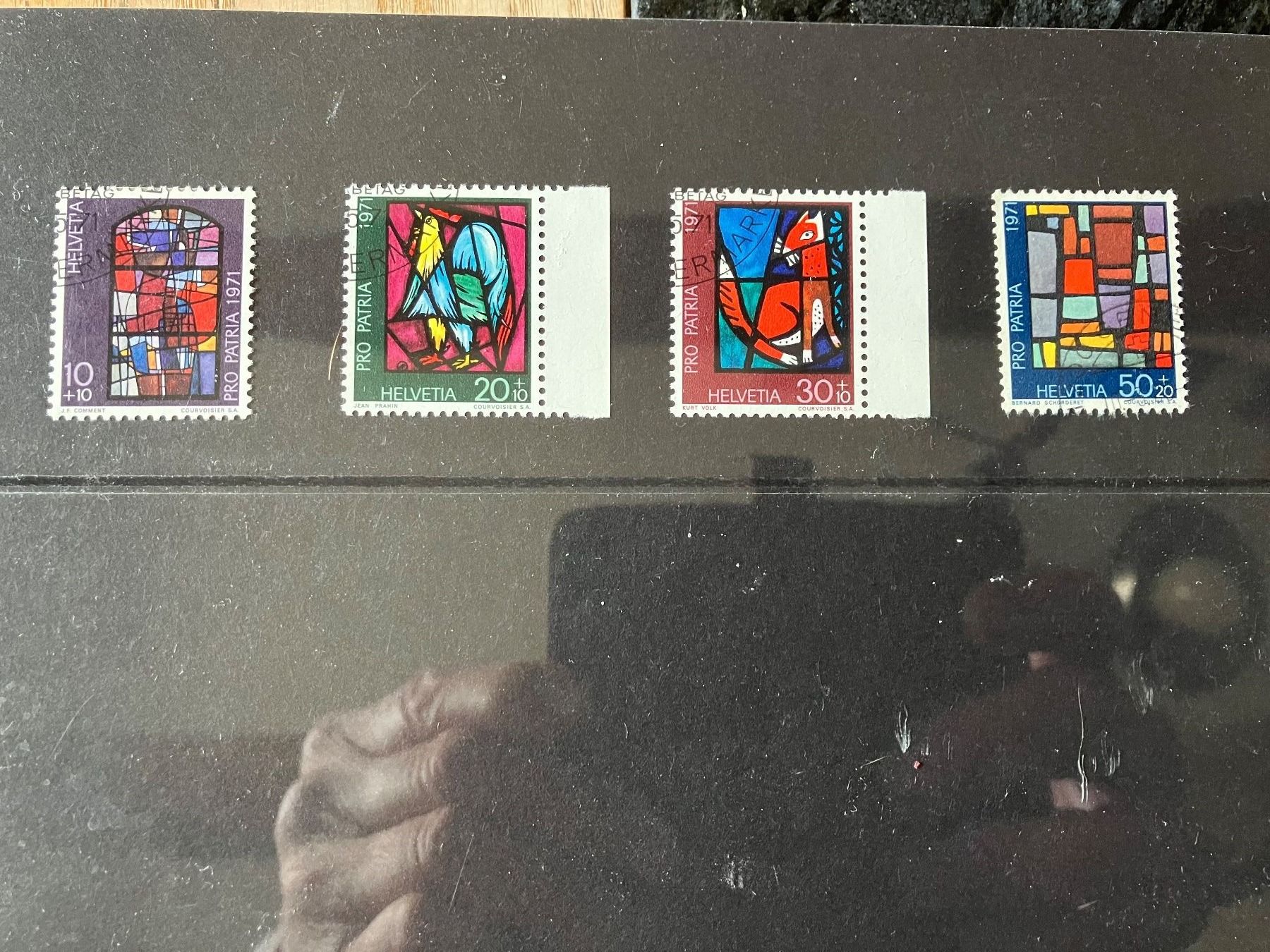 Tutti i francobolli: 1971 PP Glasgemälde der sakralen Kunst – Usato da Cunter venduto da Bicasi58