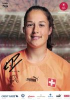 Livia Peng Autogramm handsigniert Schweiz 2022 SELTEN