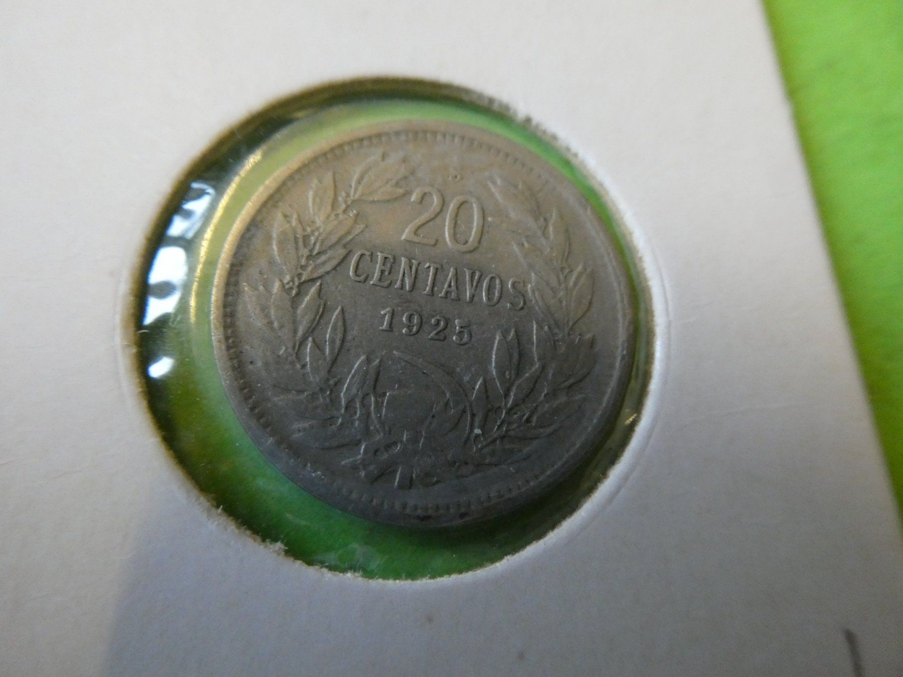 Tutti le monete: Chile 1925, 20 Centimos – Usato da Hinterforst venduto da Rohusri 1