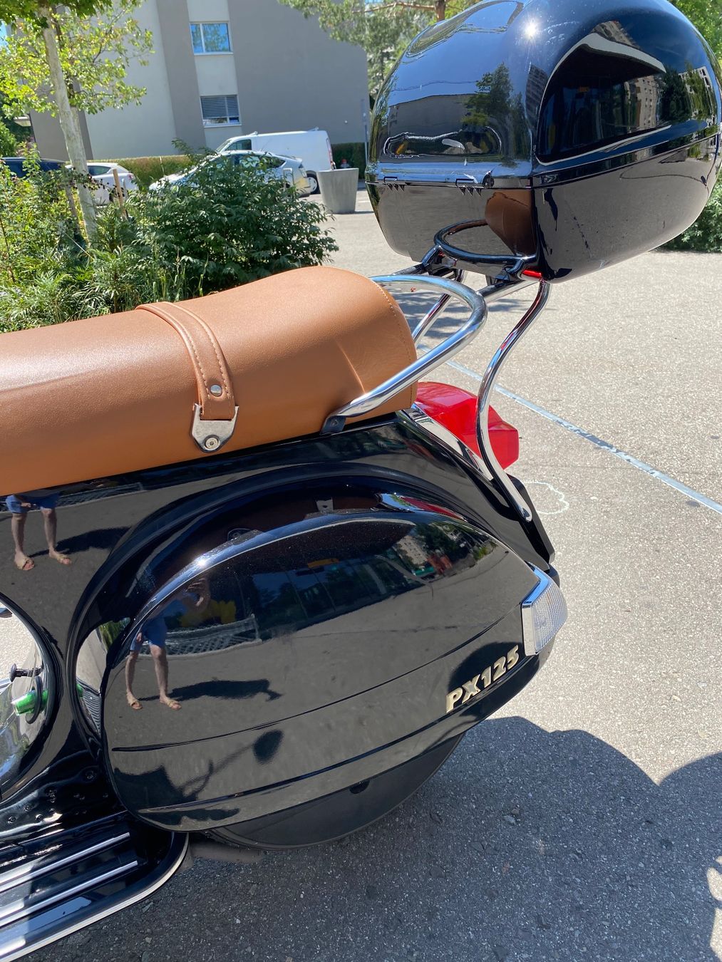 Piaggio Strada: Piaggio Vespa PX 125 E Disc, schwarz, Jg. 2004 – Usato da Dübendorf venduto da Li-sell 6
