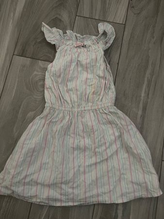 Sommerkleid Streifen hell Gr. 116/122 top...