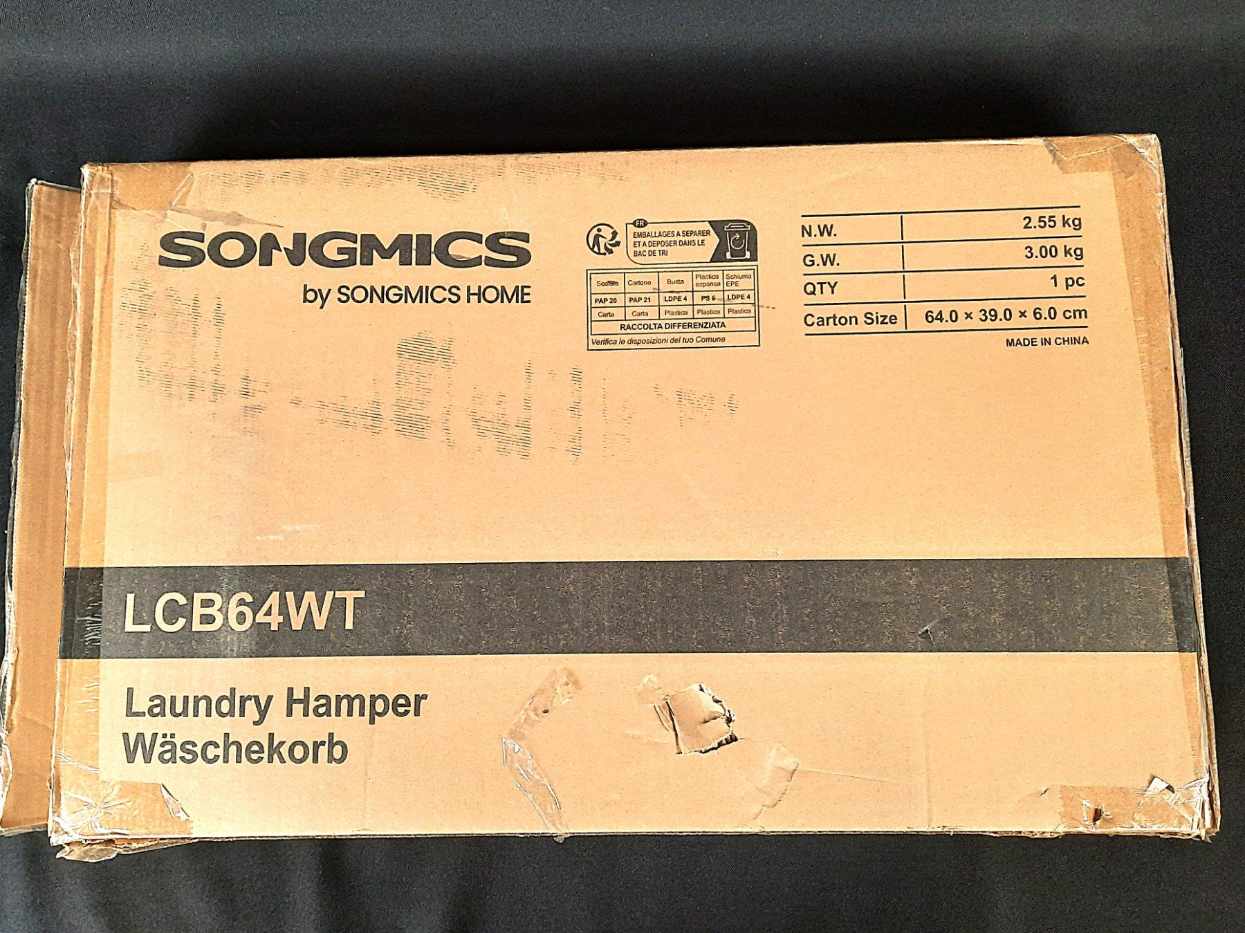 Cesti per biancheria: SONGMICS Wäschekorb – Nuovo (secondo la descrizione) da Beinwil am See venduto da Restwert_Beinwil 4