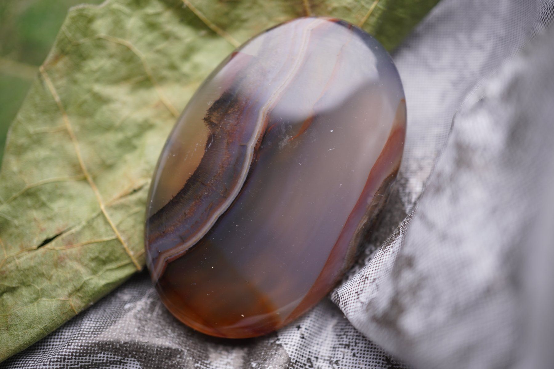 Minerali & Pietre curative: Landschaft    Achat           Cabochon 63ct  ab 1.- – Nuovo e nell'imballaggio originale da Eschenbach SG venduto da topstone 2