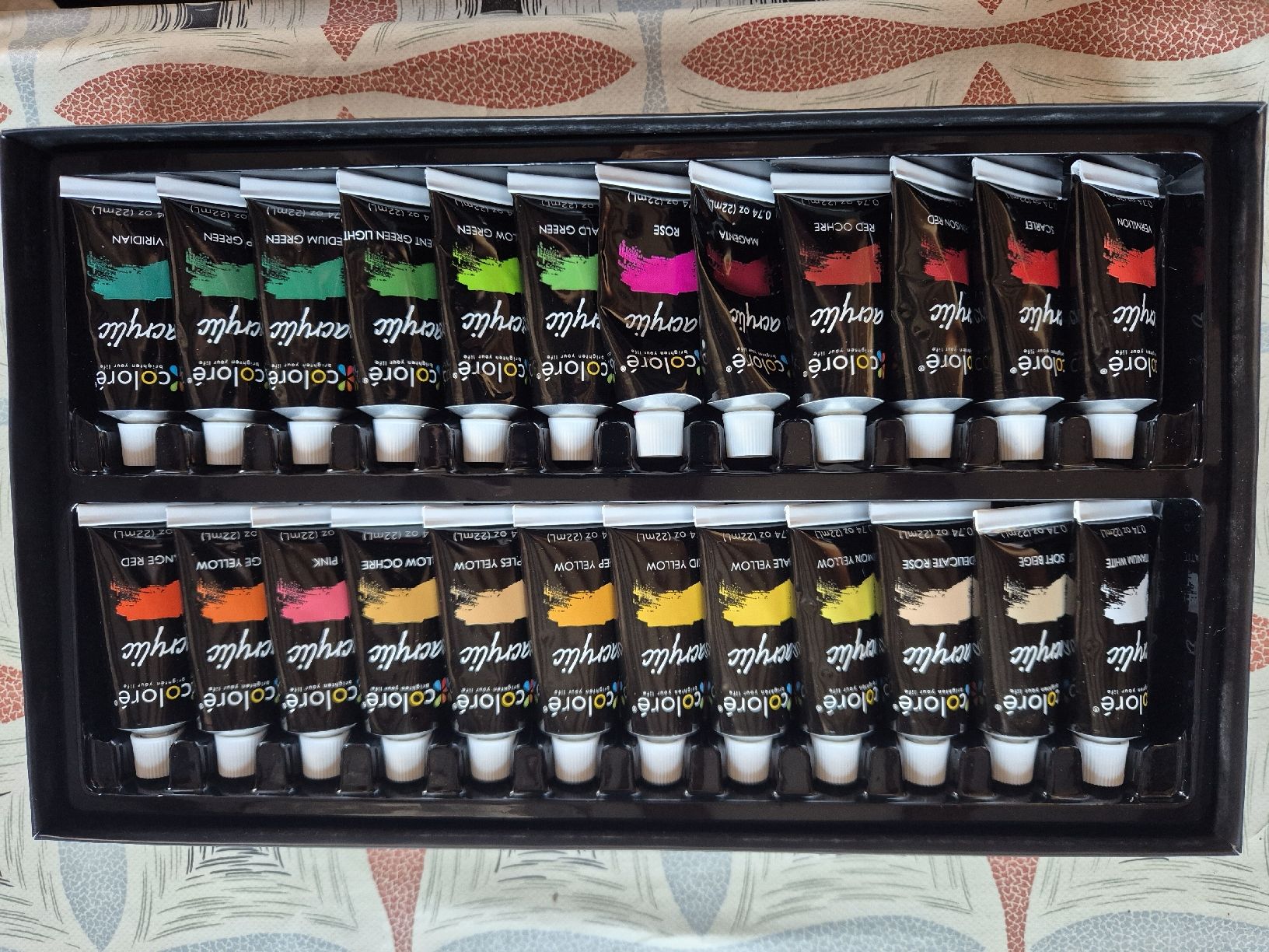 Colori: Acrylfarben Set 48 Farben Colore  – Usato da Winkel venduto da comeyerli 1