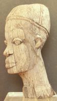 original YORUBA Figur handgeschnitzt Hartholz Afrika
