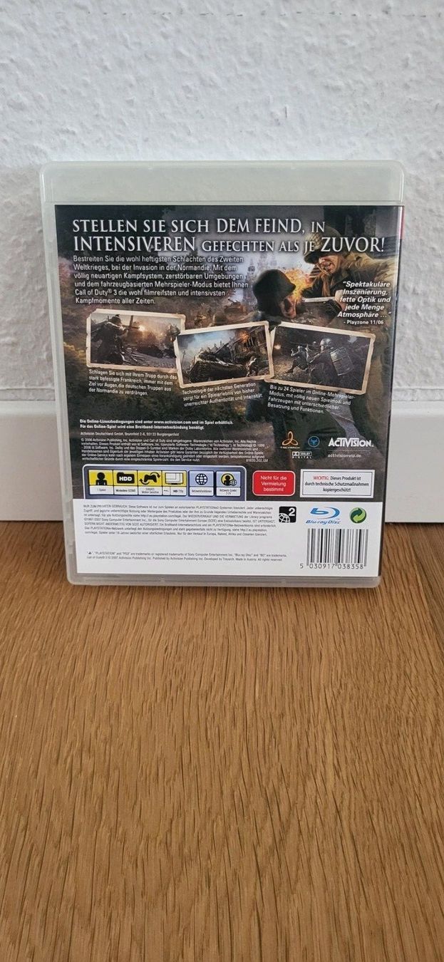 Sony Spiele: PS3 - Call of Duty 3 – Gebraucht aus Münsingen von Heroism2010 1