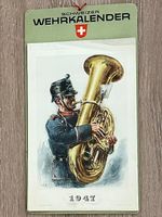 Sehr schöner SCHWEIZER WEHRKALENDER / 1947 / Guter Zustand!