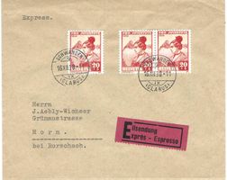 Express-Brief Schwanden - Horn
