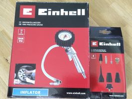 Einhell Reifenfüllmesser & Aufblas-Adapter-Set