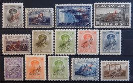 Luxemburg Dienst Kat. 124-137 * 1922/26 Kat. 30 Euro