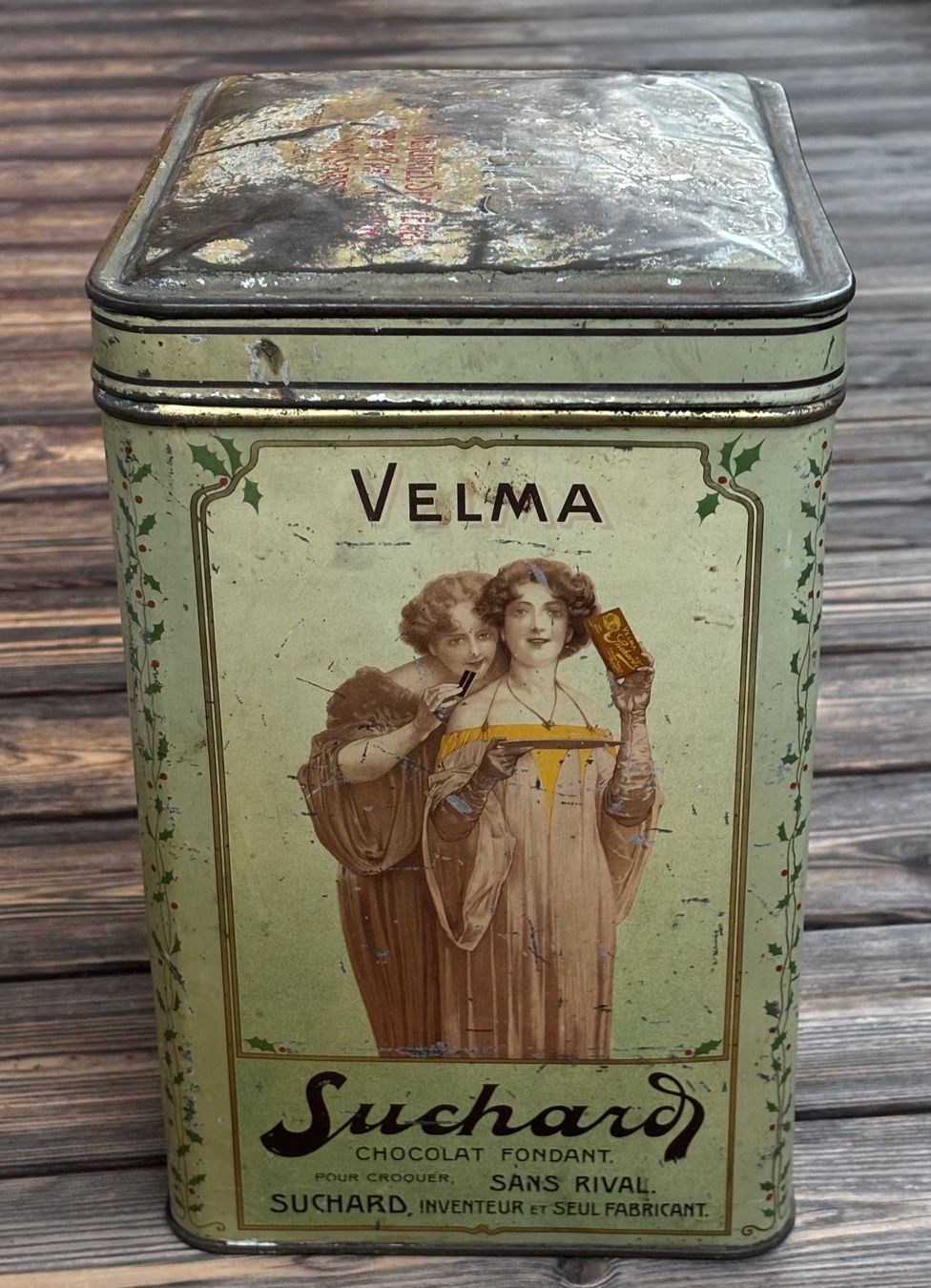 Suchard Barattoli: antike grosse SUCHARD CACAO Blechbüchse – Usato da Lüchingen venduto da Eeizo 3