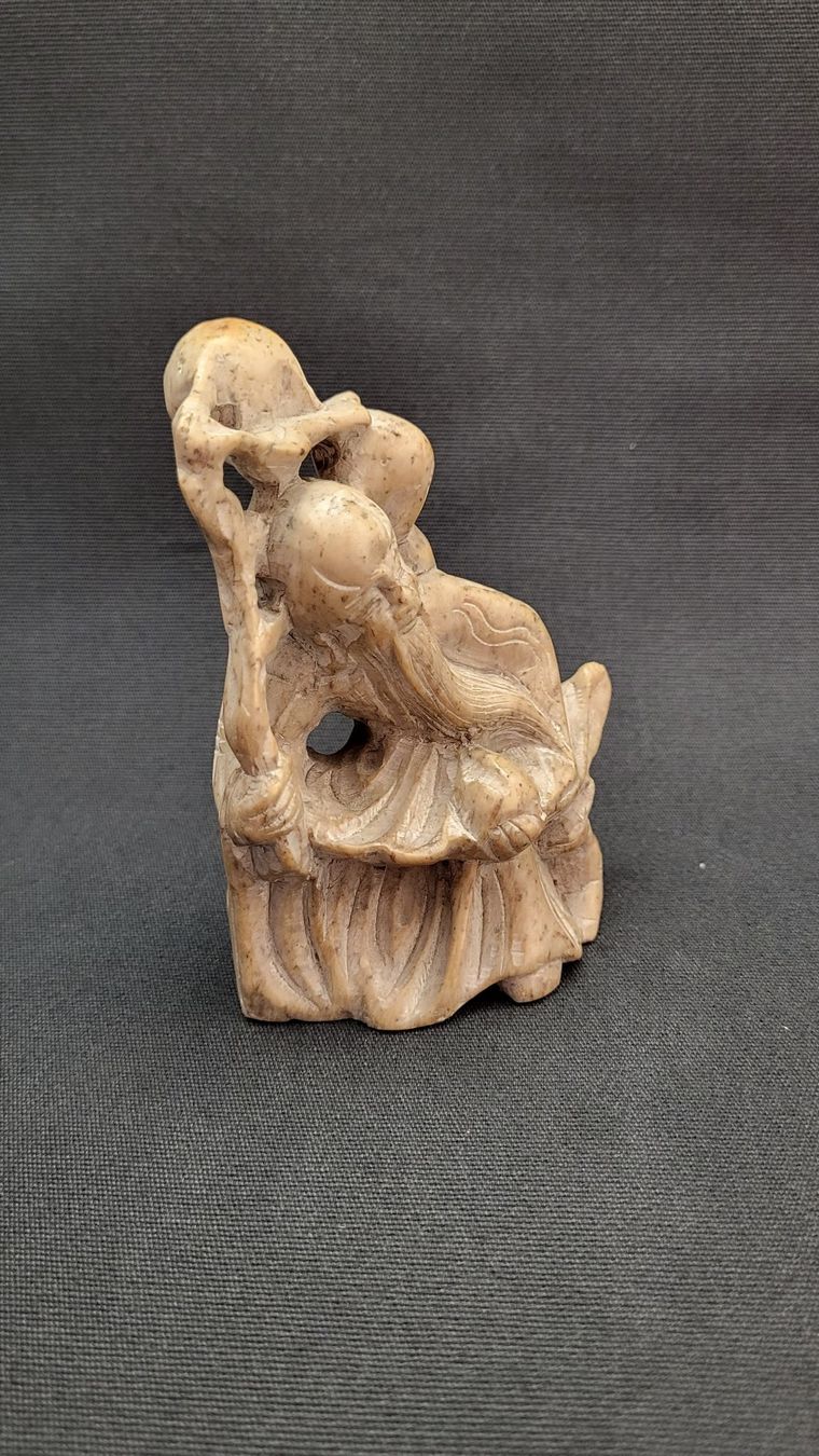 Statuette: Asiatische Stein-Schnitzerei – Usato da Basel venduto da spinne02 5