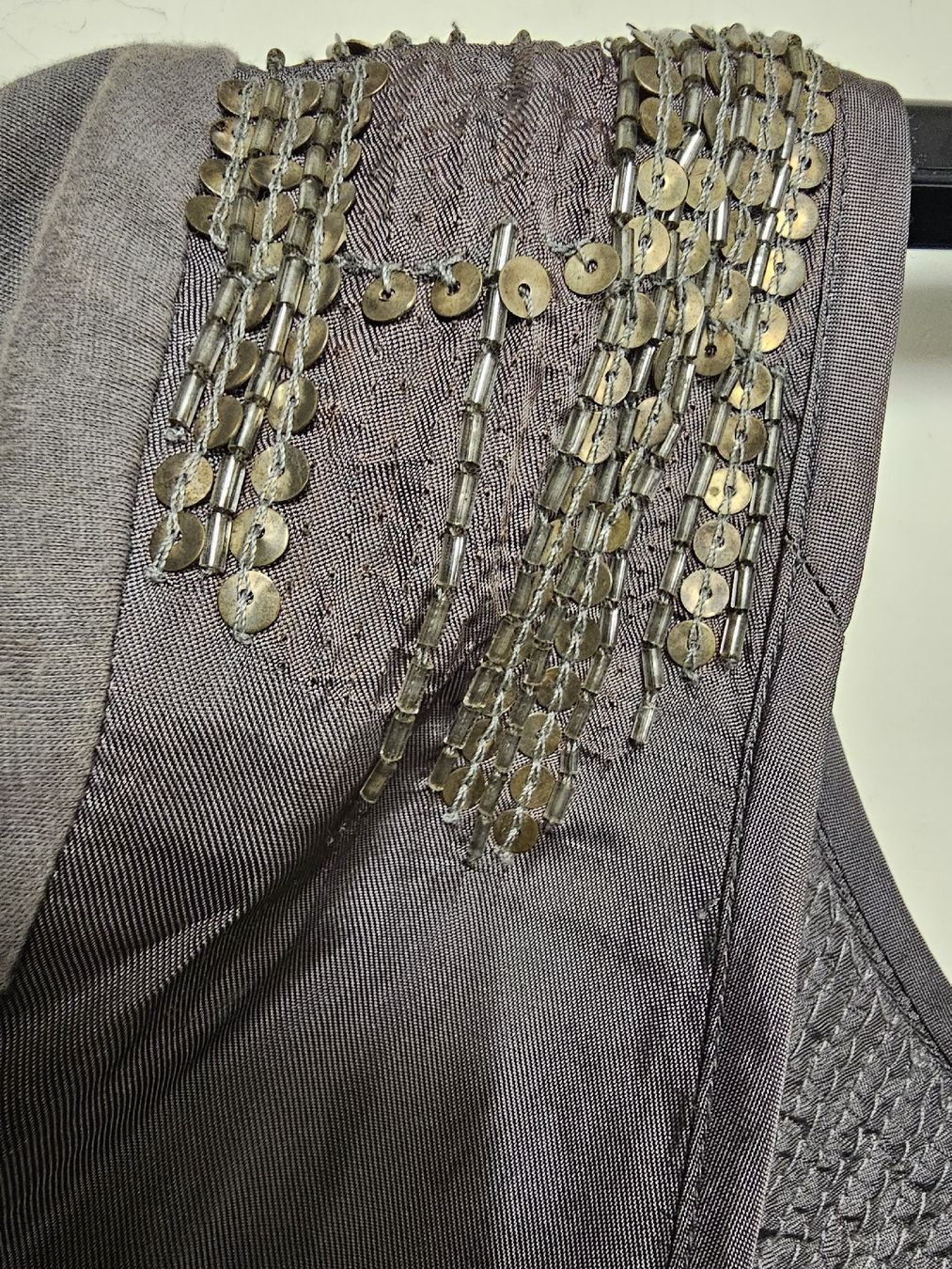 IKKS Kleider: Robe I.Code by IKKS/Originale/Neuve/Grise à sequins/T:40 – Neu (gemäss Beschreibung) aus Basel von Paloma6261 6