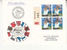 Sonderstempel S. 1070 Unspunnenfest Interlaken