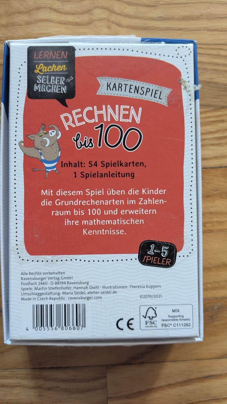 Ravensburger Giochi: Rechnen bis 100 – Usato da Lommis venduto da susannekoenig 1