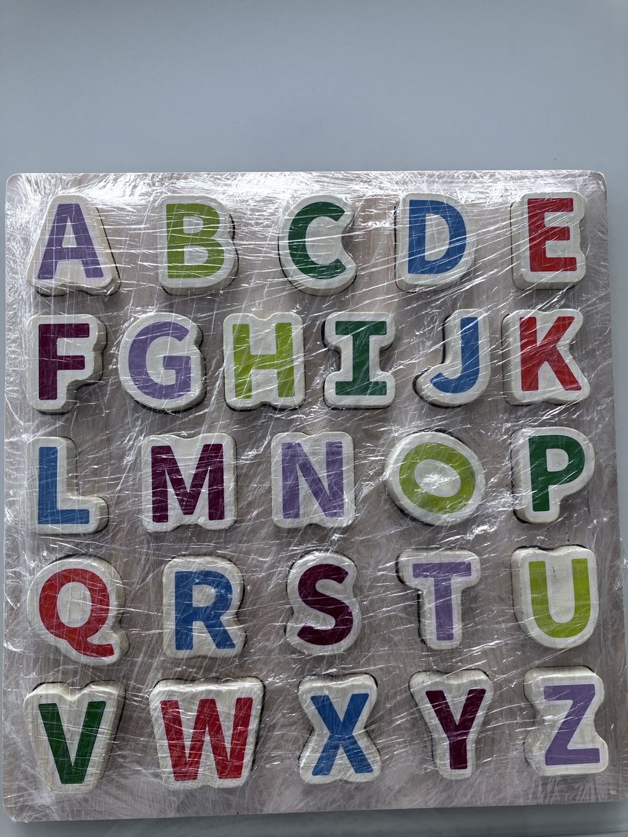 Puzzle: Alphabet-Holzpuzzle – Nuovo (secondo la descrizione) da Gümligen venduto da svaud