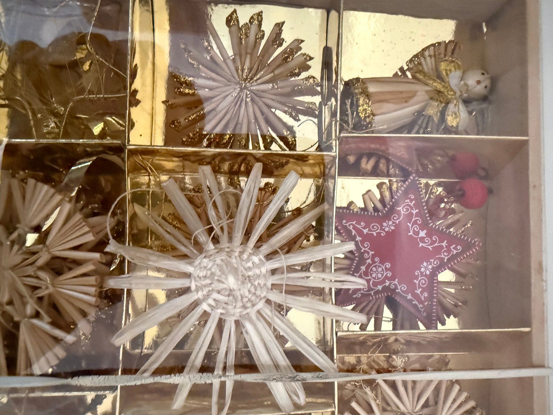 Tutte le decorazioni: Strohornamente Strohsterne Weihnachten – Nuovo (secondo la descrizione) da Kirchdorf AG venduto da Coco0805 2