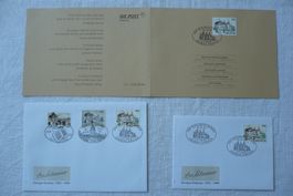 1994 2 FDC Georges Simenon (B / F / CH) SBK 871