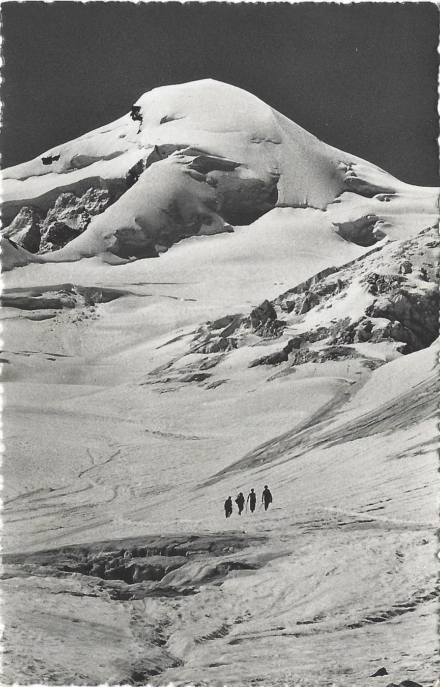 Cartoline postali: Saas - Fee.  Allalinhorn  4030 m. – Usato da Bütschwil venduto da Jackson1A