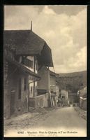 Moudon, Rue du Château et Tour Romaine