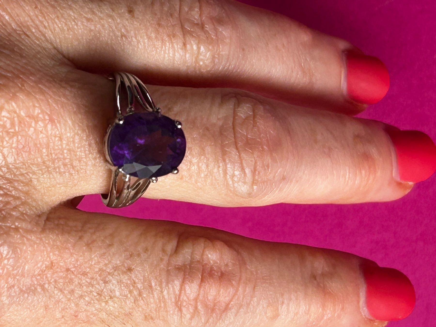 Altri gioielli: Schmuckset Amethyst Ring Ohrringe 925 Silber Gr. 56 – Usato da Dittingen venduto da Bijoubelle 2