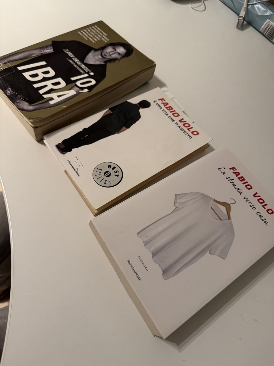 Libri: 3 x libri narrativa Ibrahimovic , Fabio Volo – Usato da Dübendorf venduto da Ilsaporedelviaggio 4