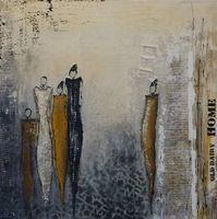 Acrylbild namens "Lieferung"