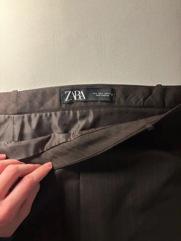 Zara Gonne: Zara Minirock, Braun gestreift – Nuovo (secondo la descrizione) da Rafz venduto da mar_j7dl 3