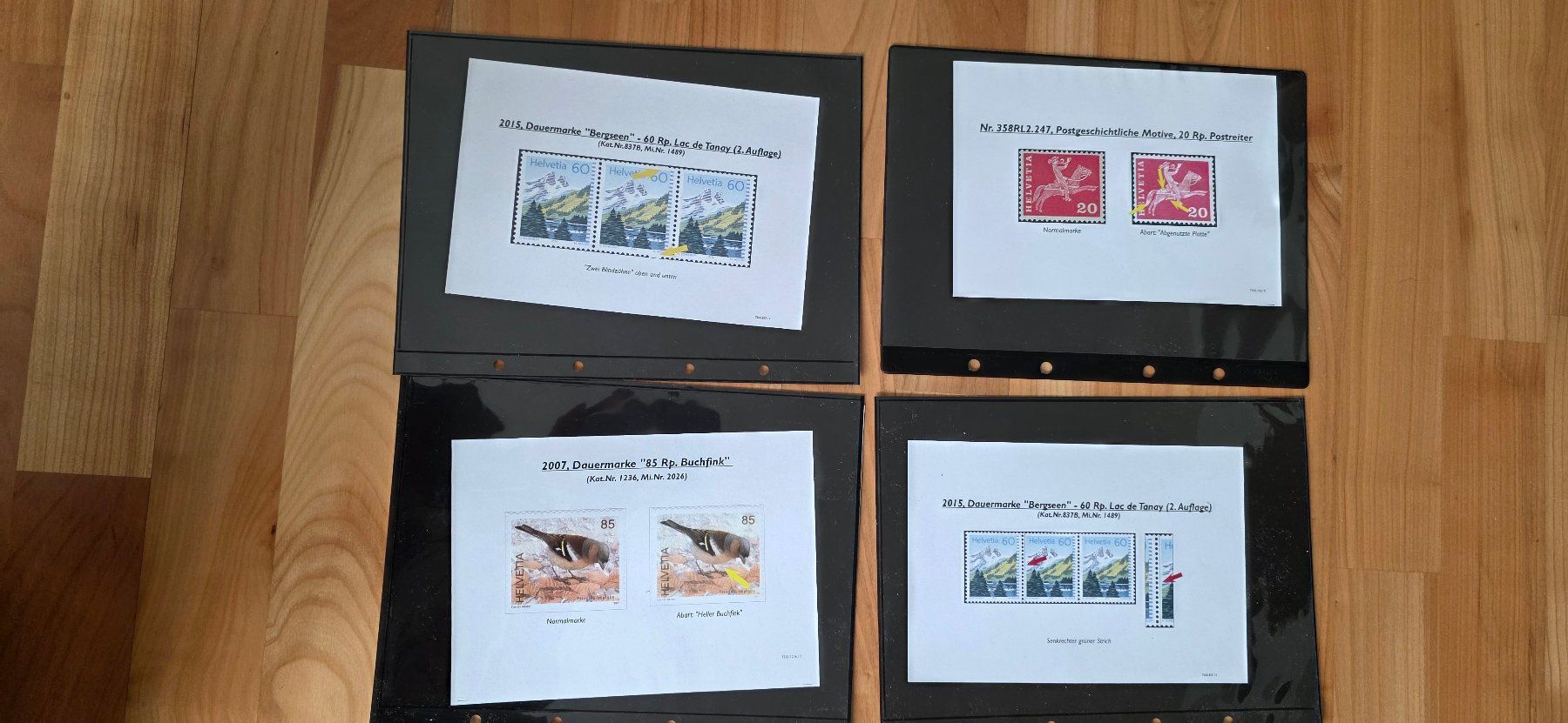 Alle Briefmarken: Schweizer Briefmarken Abarten – Neu und originalverpackt aus Wettswil von Schnuebe 1