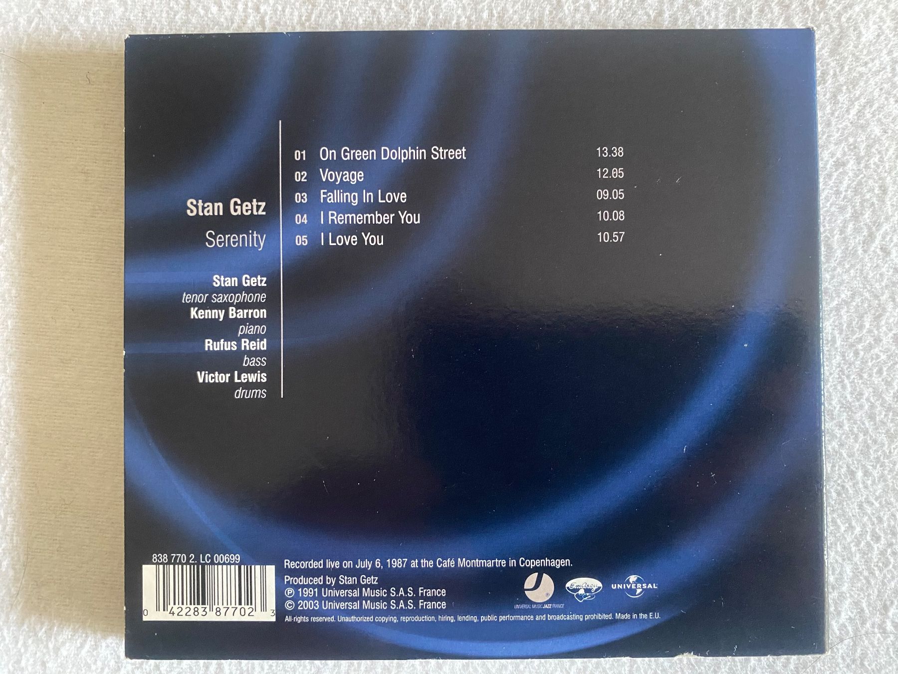 CD: Stan Getz - Serenity – Nuovo (secondo la descrizione) da Duggingen venduto da Kisha010 2