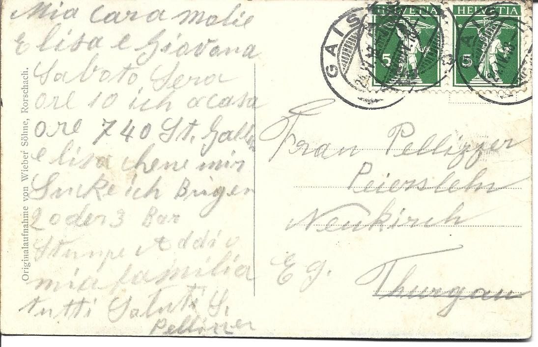 Cartoline postali: AK Gais  AR – Usato da Appenzell venduto da mai25 1