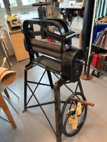 Antike Lederpresse
