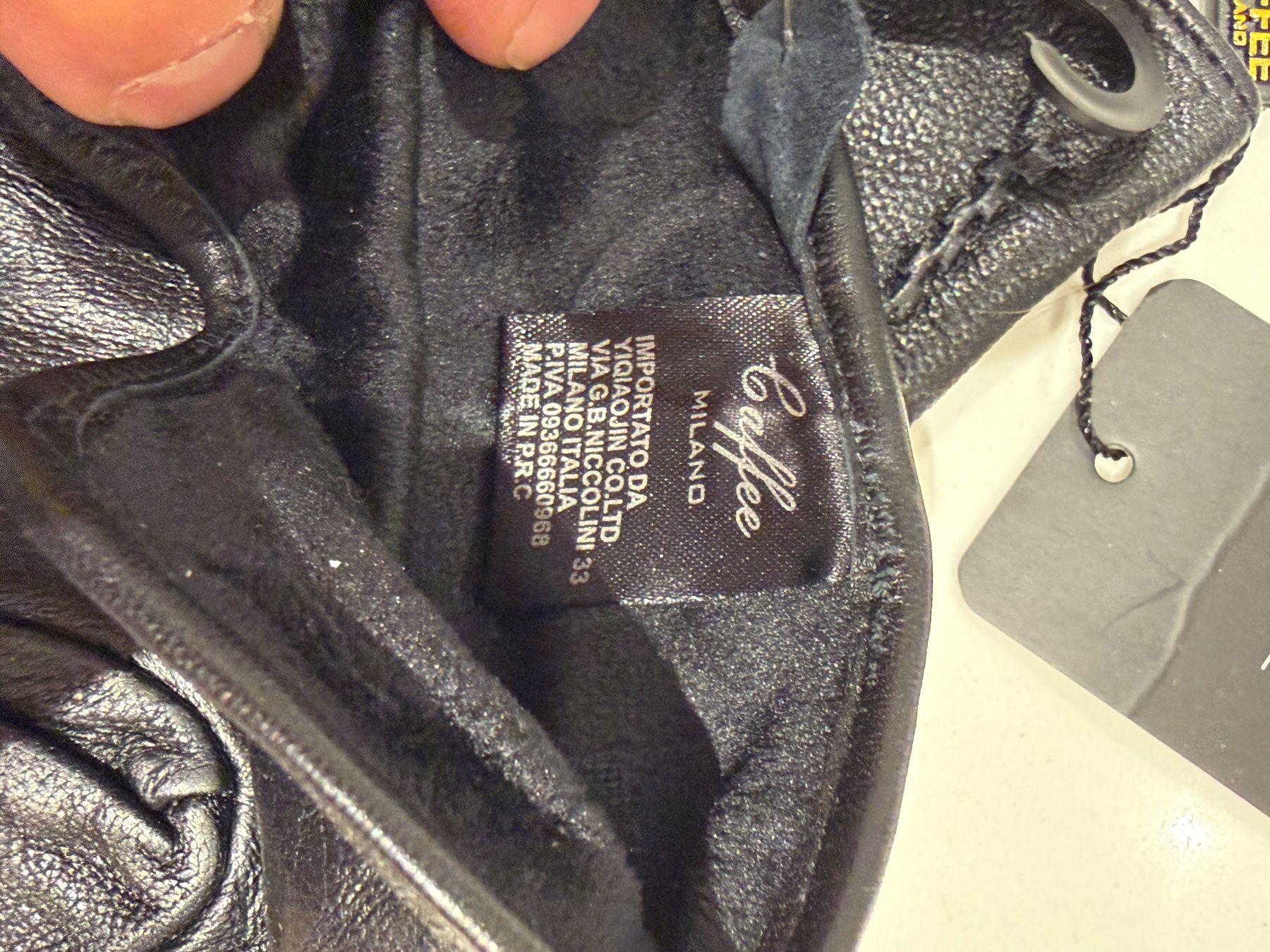 Altri accessori da uomo: Echt Leder Finger Handschuhe xxl schwarz – Nuovo e nell'imballaggio originale da Wolfhalden venduto da frischi1973 2
