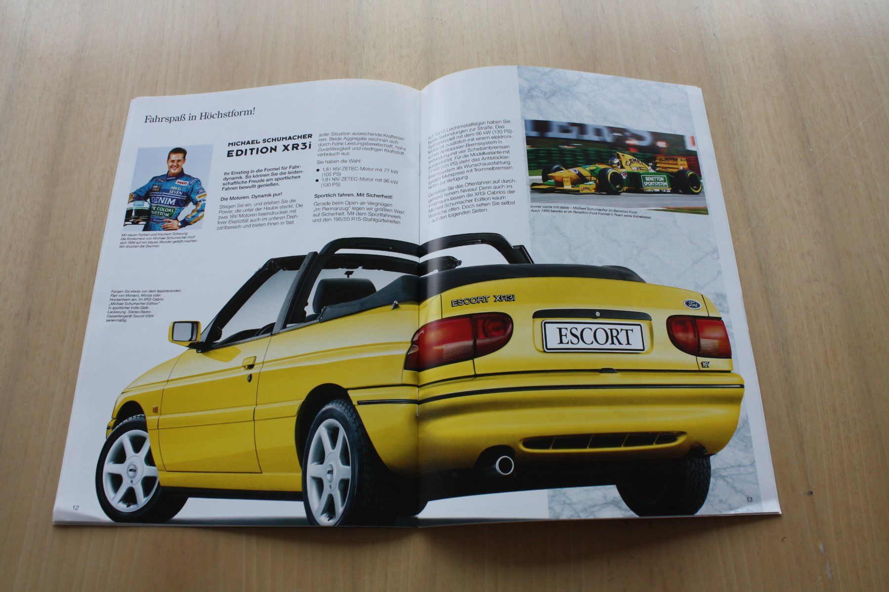 Ford Documenti: Ford Escort Cabrio Prospekt 1994 – Usato da Wikon venduto da erwin400 6