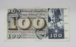 100 Franken Note 1969