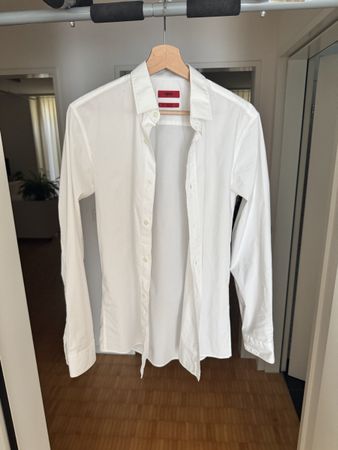 Hugo Boss Hemd Weiss Grösse M Slim Fit