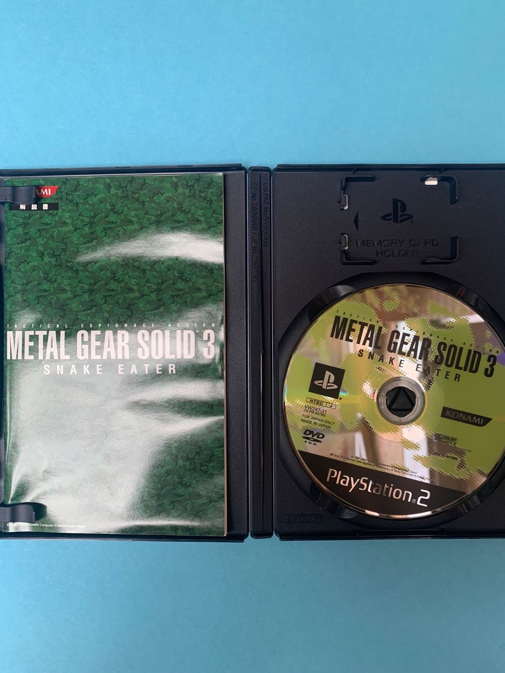 Sony Giochi: PS2 / Metal Gear Solid 3: Snake Eater / JAP – Usato da Kölliken venduto da sergesellsretro 2