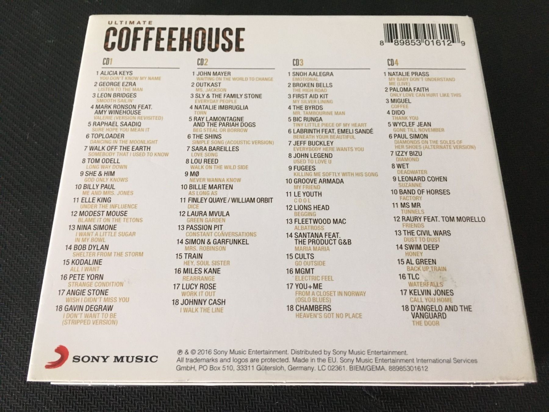 CDs: Various – Ultimate Coffeehouse -4 CDs- Compilation – Gebraucht aus St.Gallen von MedienJoe 3