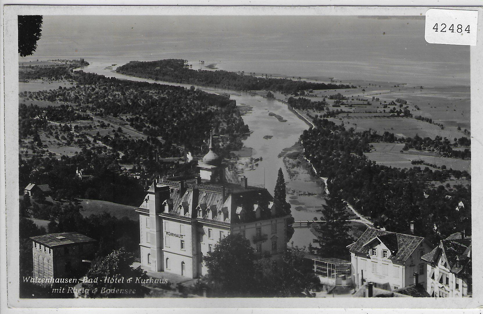 Cartoline postali: Walzenhausen - Bad-Hotel & Kurhaus – Usato da Ettingen venduto da Kartenplanet