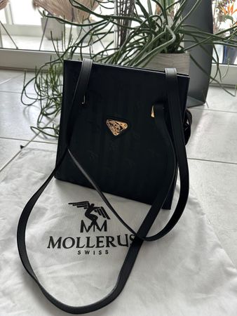 Maison Mollerus Schultertasche schwarz neuwertiger Zustand
