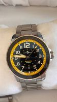 Mechanische Taucheruhr Marc & Sons Yellow Black Ceramic 