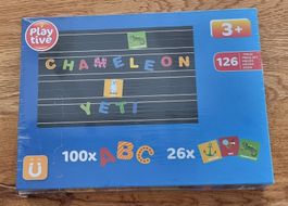 Plastiken,Magnetspielbox,126- teilig,Jahren 3 +