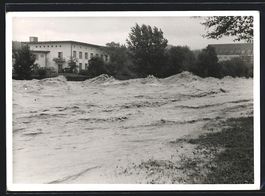 Langenthal, Ortspartie bei Hochwasser um