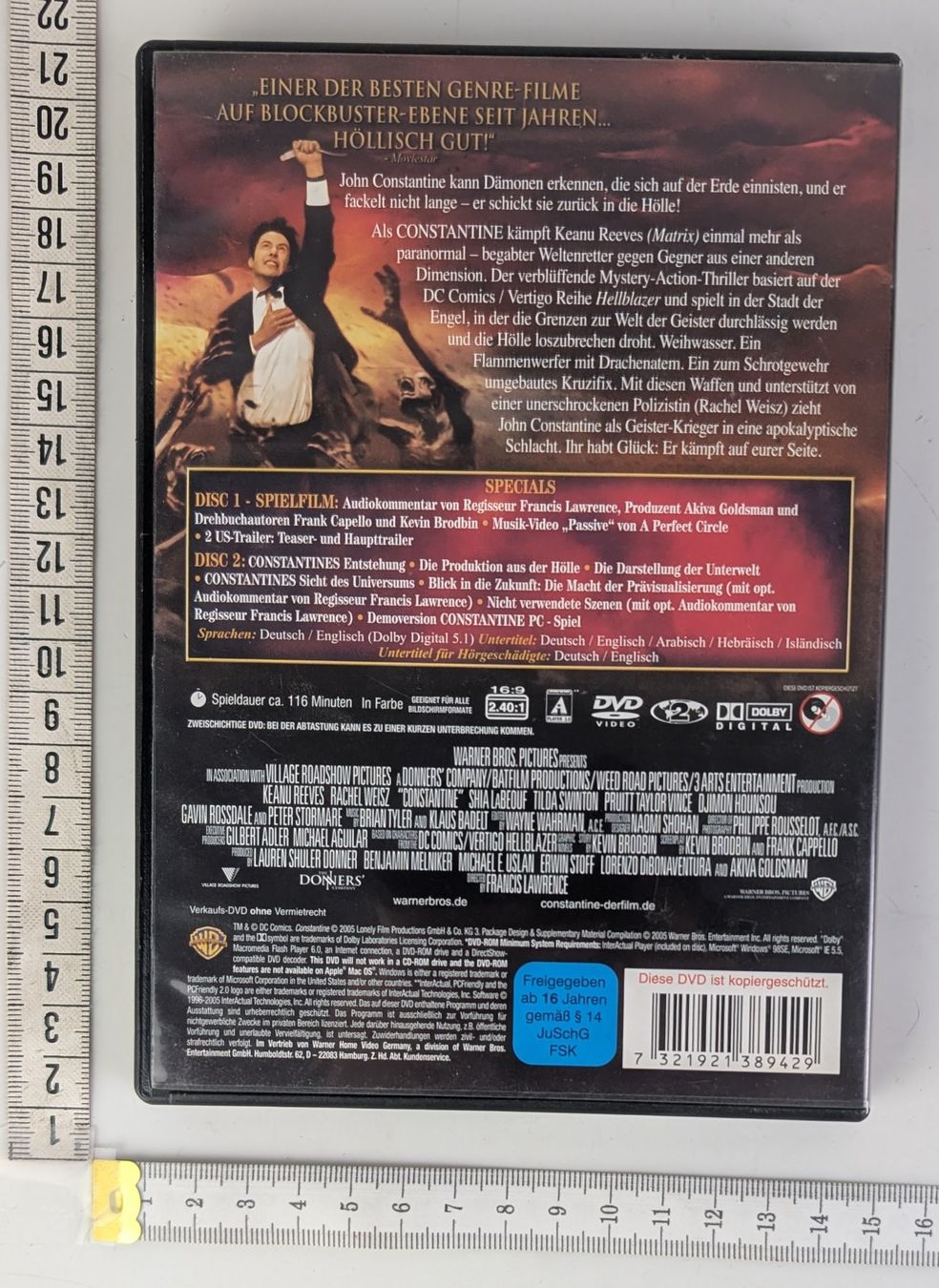 Tutti i DVDs: Constantine DVD, 2-Disc Edition mit Keanu Reeves, Top – Usato da Zürich venduto da axolottchen 1