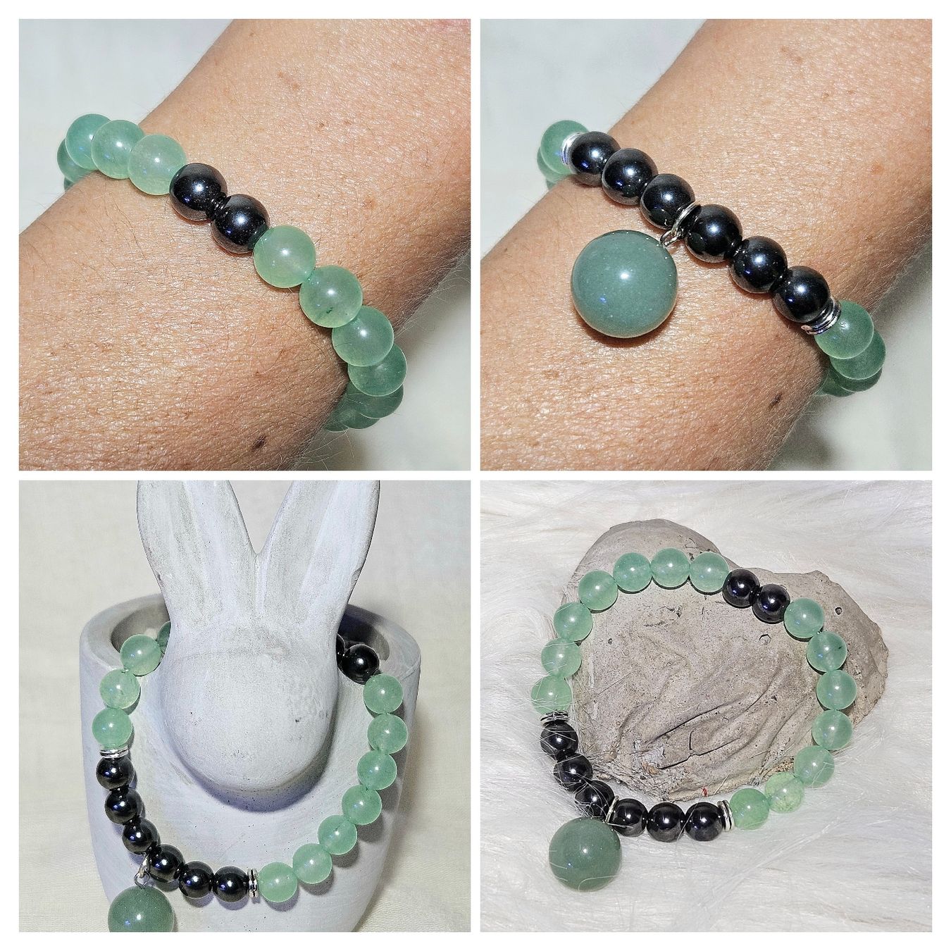 Bracciali & Braccialetti: Aventurin-Kugel Armk. - Spendenaktion – Nuovo (secondo la descrizione) da Unterkulm venduto da Nachtigall