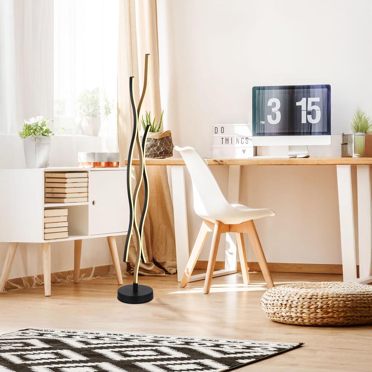 Lampade: LED Stehleuchte, 1330 Lumen, 135 cm Höhe – Nuovo (secondo la descrizione) da Kreuzlingen venduto da Smart-Light 2