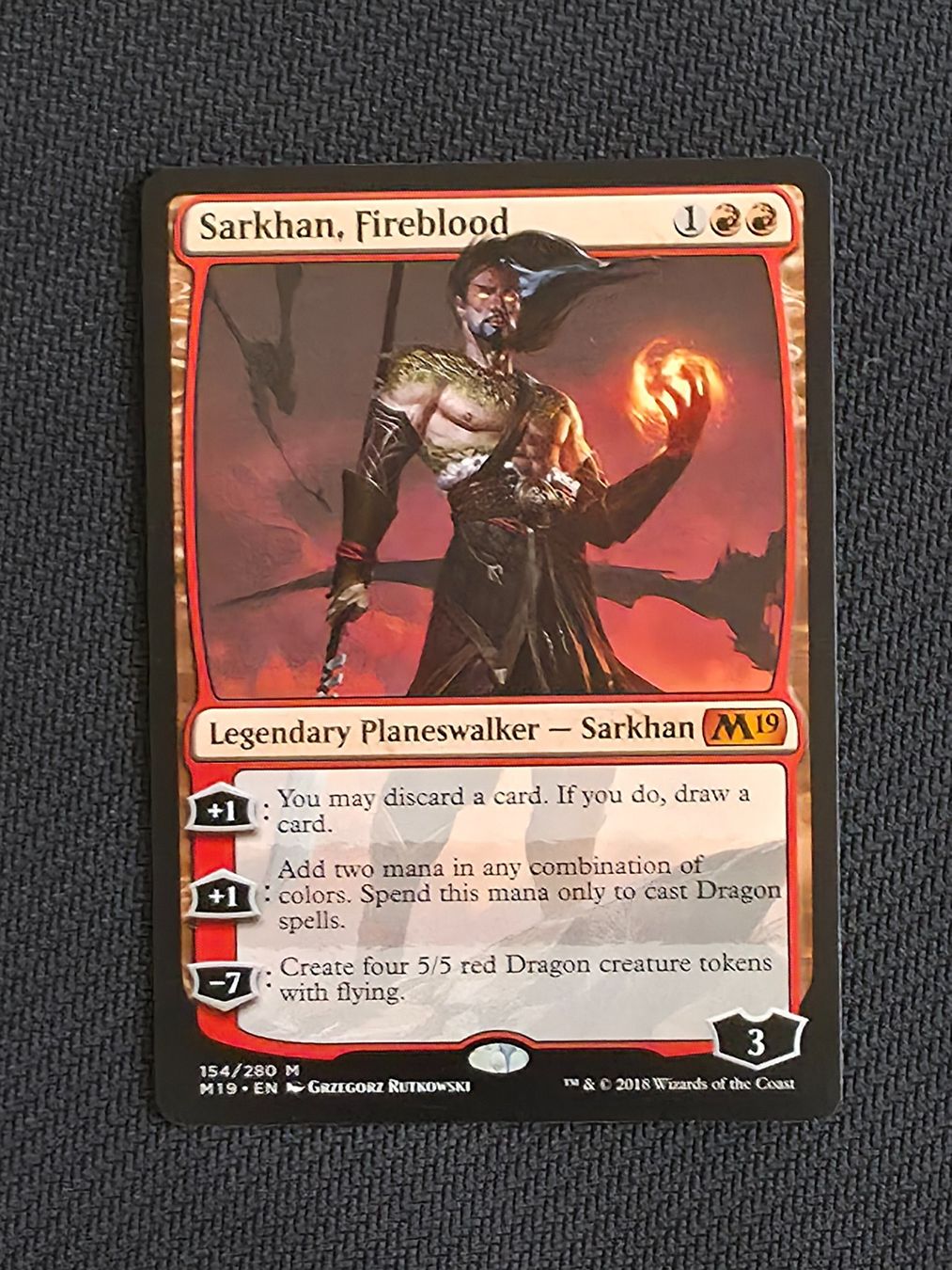 Magic The Gathering Carte collezionabili: Sarkhan, Fireblood - MTG – Usato da Zürich venduto da Semagets