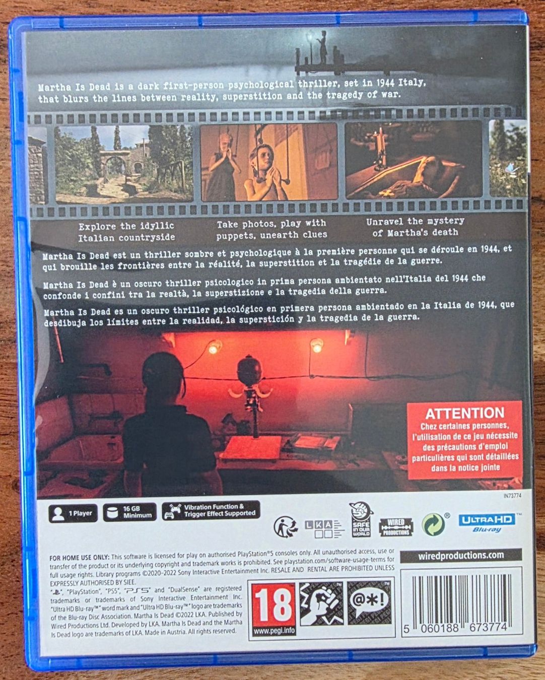 Giochi: Jeu PS5 Martha Is Dead, comme neuf – Nuovo (secondo la descrizione) da Dorénaz venduto da DaWiiD 1