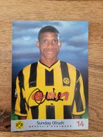 Autogrammkarte Sunday Oliseh / handsigniert / BVB